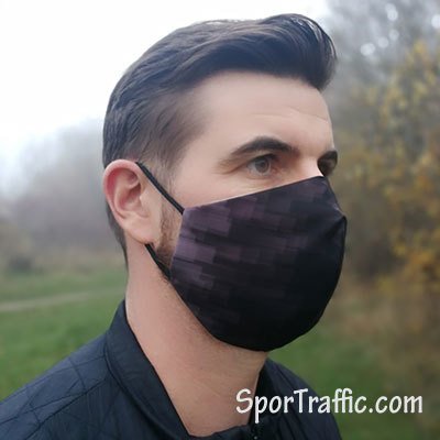 Reusable clothing face mask men
