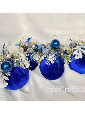 Shatterproof Christmas ball ornaments set