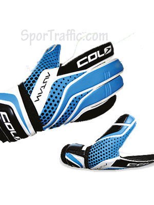 Soccer goalkeeper gloves COLO Autan Blue