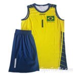 Brazilijos vyrų tinklinio rinktinės apranga