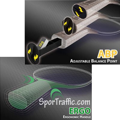 ERGO DONIC Waldner table tennis bat additional features ABP, ERGO