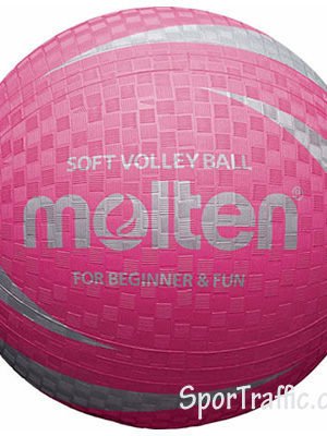Soft Volleyball MOLTEN S2V1250-P rubber