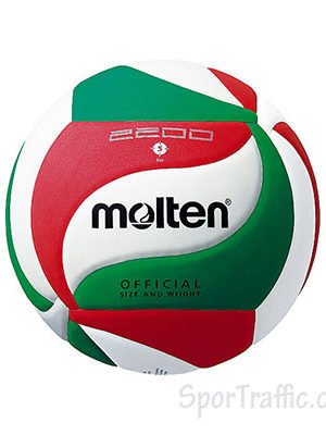 Vaikų tinklinio kamuolys MOLTEN V5M2200