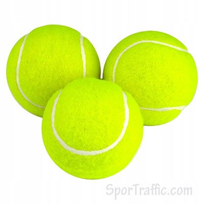 ideal für Praxis und freizeitkonsum. Sportstek Tennisbälle 3 Pack 