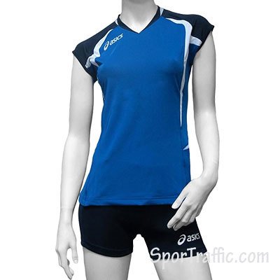 Women Volleyball Uniform ASICS Set Fly Lady Blue