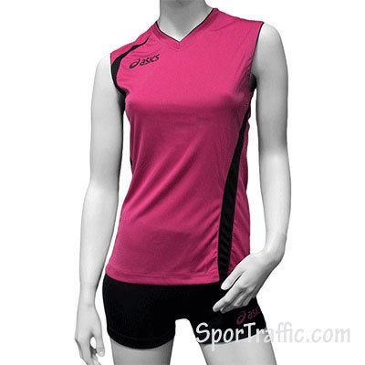 Women Volleyball Uniform ASICS Set Fly Lady Pink