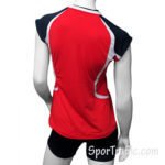Women Volleyball Uniform ASICS Set Fly Lady Red Navy