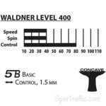 DONIC Waldner 400 table tennis bat 713062 level 400