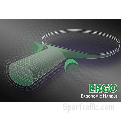 ERGO DONIC Top Team table tennis racket additional feature ergonomic handle