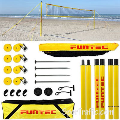 FUNTEC Beach Champ Set Beach Volleyball and Tennis