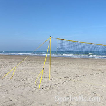FUNTEC Fun Volley Set - Portable Beach Volleyball Sports Court