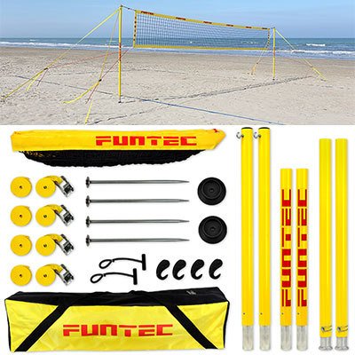 FUNTEC Pro Beach Set Volleyball and Tennis
