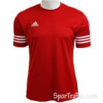 Sporto Marškinėliai ADIDAS Entrada 14 raudoni F50485