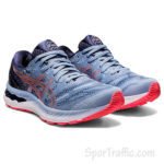 ASICS Gel-Nimbus 23 women’s running shoes 1012A885-412 Mist Blazing Coral 2