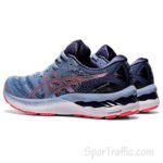 ASICS Gel-Nimbus 23 women’s running shoes 1012A885-412 Mist Blazing Coral 3
