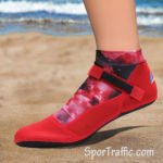 ELITE Sand Socks Red Galaxy volleyball