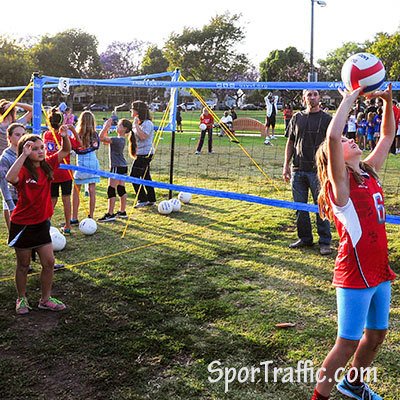 Sports Spectrum Youth volleyball net system kids