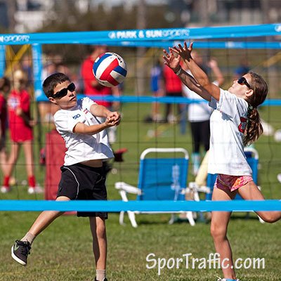 Sports Spectrum Youth volleyball net system outdoor