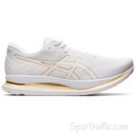 ASICS GlideRide Women’s Running Shoes 1012A699-100 White-Pure Gold 1