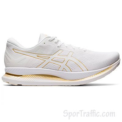 ASICS GlideRide Women's Shoes - White/Pure Gold
