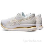 ASICS GlideRide Women’s Running Shoes 1012A699-100 White-Pure Gold 3