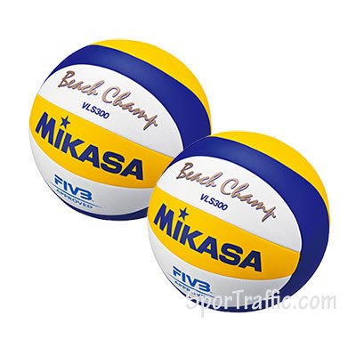 Mikasa Volleyball Beach Champ VLS 300 ÖVV Volleyball Game Ball Size 5 White 