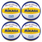 MIKASA VLS300 Beach Volleyball Ball Set 4