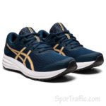 ASICS Patriot 12 women’s running shoes 1012A705-403 French Blue-Champagne 2