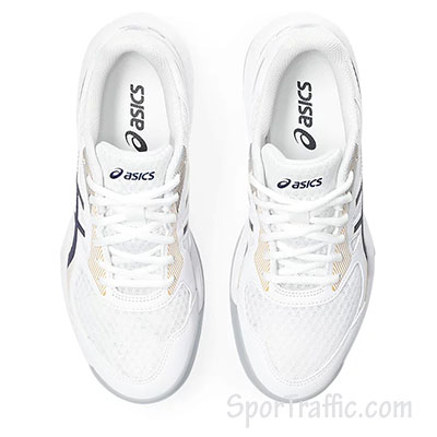 ASICS Upcourt 5 women’s sports shoe White Peacoat 1072A088.104 8