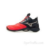 MIZUNO Wave Momentum 2 MID volleyball shoes V1GA211763 IGNITION-RED-GOLD-SALUTE