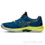ASICS Sky Elite FF 2 men’s volleyball shoes Deep Sea Teal Glow Yellow 1051A064-401 4
