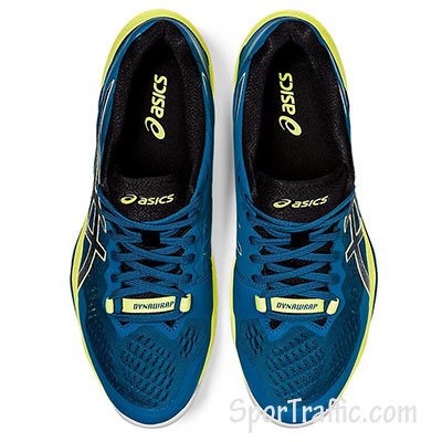 ASICS Sky Elite FF 2 men's volleyball shoes Deep Sea Teal Glow Yellow 1051A064-401