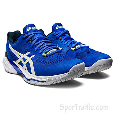ASICS Sky Elite FF 2 men’s volleyball shoes Illusion Blue White 1051A064.404 2