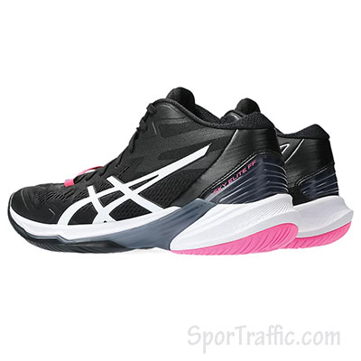 ASICS Sky Elite FF MT 2 women volleyball shoes Black White 1052A054.001 3