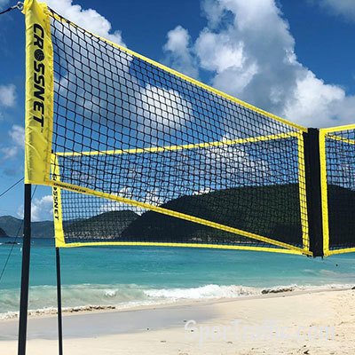 CROSSNET Four Square Volleyball Net 4