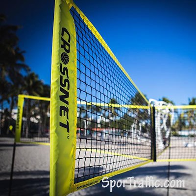 CROSSNET Four Square Volleyball Net beach