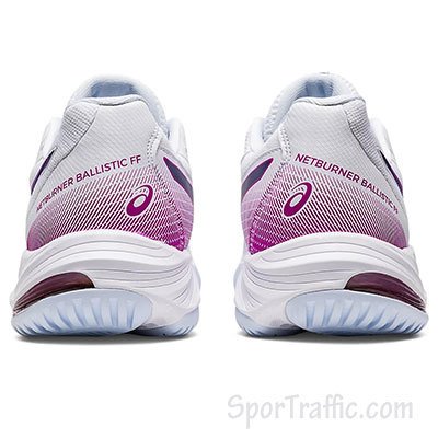 ASICS Netburner Ballistic FF 3 women volleyball shoes White Orchid 1052A069.101