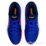 ASICS Netburner Ballistic FF MT 2 women volleyball shoes 1052A034-407 Lapis Lazuli Blue Blazing Coral 6