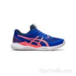 Asics Gel Tactic women's volleyball shoes 1072A070-401 Lapis Lazuli Blue Blazing Coral