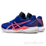Asics Gel Tactic women’s volleyball shoes 1072A070-401 Lapis Lazuli Blue Blazing Coral 3