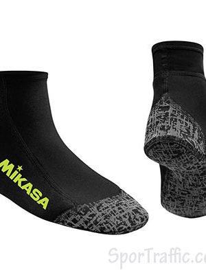 MIKASA Calzare beach socks MT951-0078 Black Lime