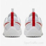 NIKE Air Zoom HyperAce 2 women’s volleyball shoes AA0286-106 White University Red 6