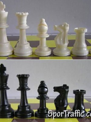 Plastic chess pieces No. 4
