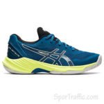 ASICS Gel-Sky Elite GS kid’s volleyball shoes 1054A009-401 Deep Sea Teal Glow Yellow 1