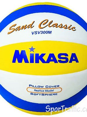 Paplūdimio tinklinio kamuolys MIKASA VSV300M Sand Classic minkšto audinio paviršius