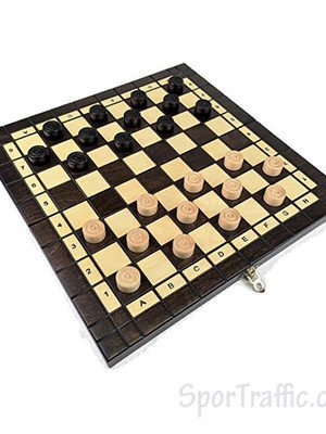 Šachmatų ir Šaškių Rinkinys Olympic 35x35 cm