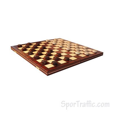 Checkers Wood Set 100 Field