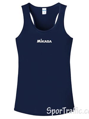 MIKASA MT6029 Moteriški Paplūdimio Tinklinio Marškinėliai V5 Tamsiai Mėlyni