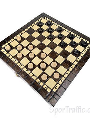 Šachmatų ir Šaškių Rinkinys Royal 35x35 cm