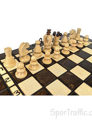 Šachmatų ir Šaškių Rinkinys Royal 35x35 cm